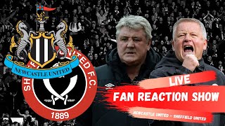 Newcastle United - Sheffield United - post match fan reaction
