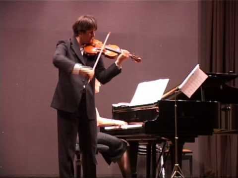 Paganini Caprice no.13 (arr. Schumann) - Liviu Prunaru violin, Dana Protopopescu piano