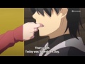 Tsukimonogatari Scene Senjougahara Giving Chocolate To KoyoKoyo Eng Sub