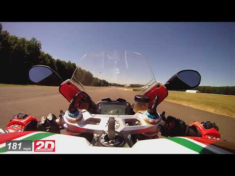 Ducati Panigale V4  Speciale July 2nd 2018 Bruce Dunn MCN speed testing using 2D Datarecording