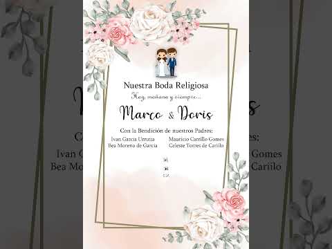 Invitaciones Virtuales para Boda💍