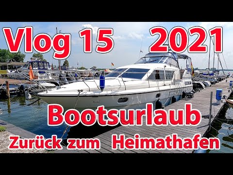 Vlog15: Bootsurlaub 2021 Zurück nach De Klink von Urk - Bootfahren im Juni in den Niederlanden