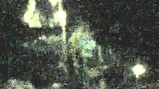 UFO Triangle appears while Black Helicopter keeps eye on something in the trees