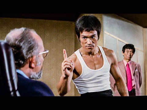Bruce Lee annihilates 6 goons and a crime boss