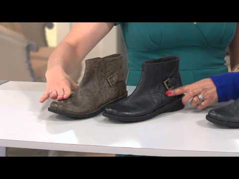Clarks Leather Side Zip Ankle Boots - Nikki Star with Rachel Boesing