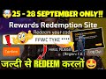FREE FIRE REDEEM CODE TODAY 26 SEPTEMBER FF REWARDS REDEEM CODE FF REDEEM CODE TODAY 26 SEPTEMBER