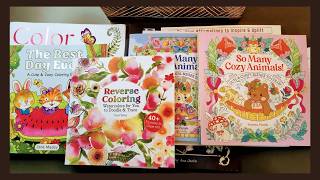 Come See My Get Creative 6 Coloring Book Collection! | New Books + Finished Pages