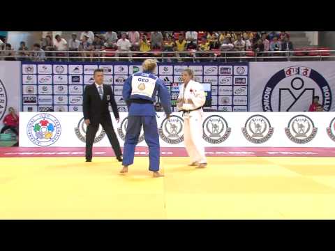 Esther Stam (GEO) vs. Kelita Zupancic (CAN) -70kg Judo Grand Prix Ulaanbaatar 2014