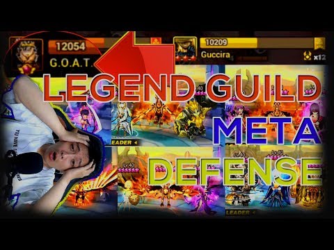 [LEGEND] NEW Siege Battle VS Legend Guild GOAT And Guccira Defense Meta isengdudegame Summoners War