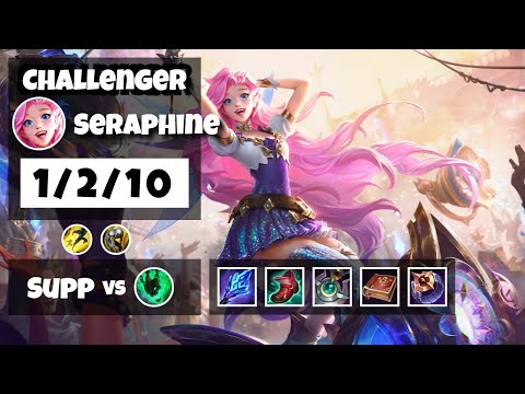 Seraphine vs Thresh NA Challenger SUPPORT (1/2/10) - v11.8