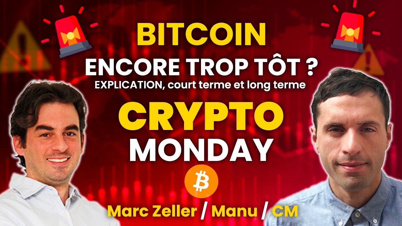 BITCOIN CORRIGE les 100k ENCORE TROP TÔT ? et l'ALTCOINS SEASON ? CRYPTO Monday feat Marc et Manu !