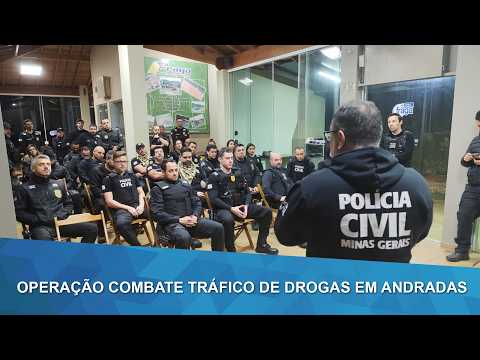 Operação combate tráfico de drogas em Andradas