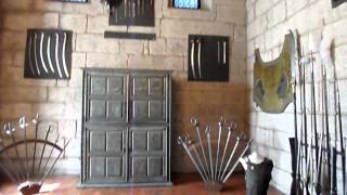 preview picture of video 'MEDIEVAL WEAPONS - Palace of the Dukes of Braganza - Guimarães - Portugal'