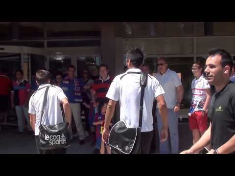 Llegada jugadores hotel (CD Toledo - Extremadura UD) FASE ASCENSO VUELTA '12-'13