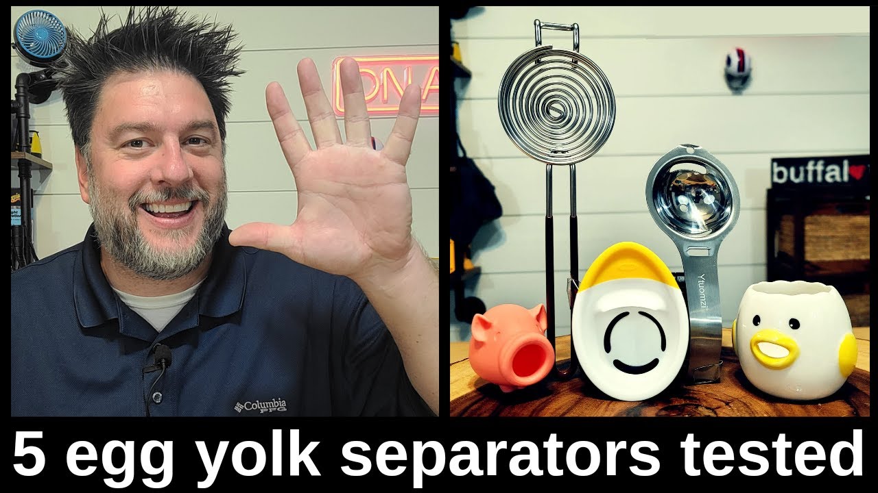 🥚Egg yolk separators tested. Egg white separator. [534] 🥚