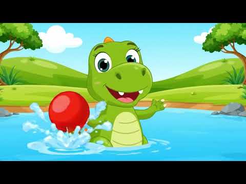 Dinuś nad Jeziorem 🦕 Piosenka dla Dzieci o Dinozaurze