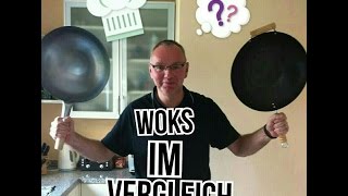 Woks im Vergleich