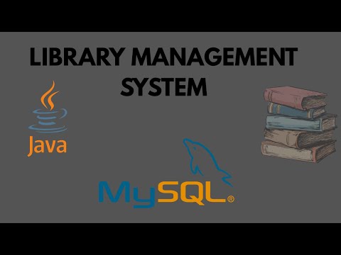 Library Management System Java Mysql
