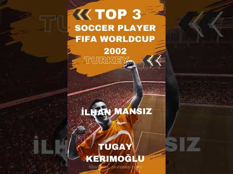 TOP 3 Players during FIFA WORLDCUP 2002 in Turkey