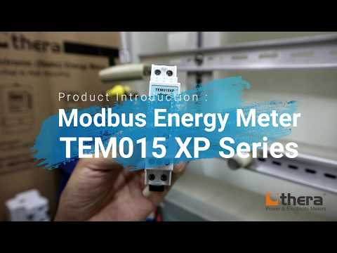 Product Info : THERA TEM015XP Single Phase Modbus Energy/kWh Meter - VLOG#008