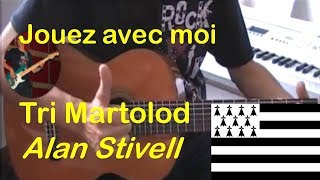LA TRIBU DE DANA-TRI MARTOLOD - CHANSON BRETONNE -TUTO GUITARE FACILE+PARTITION