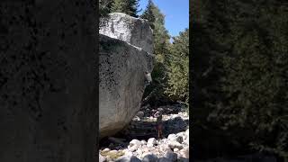 Video thumbnail of Cattleguard, V6. Little Cottonwood Canyon