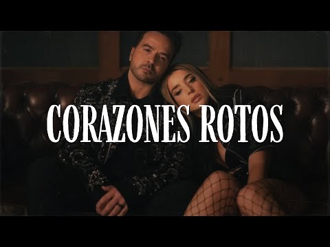 Lola Indigo, Luis Fonsi - CORAZONES ROTOS (Video Letra/Lyrics)