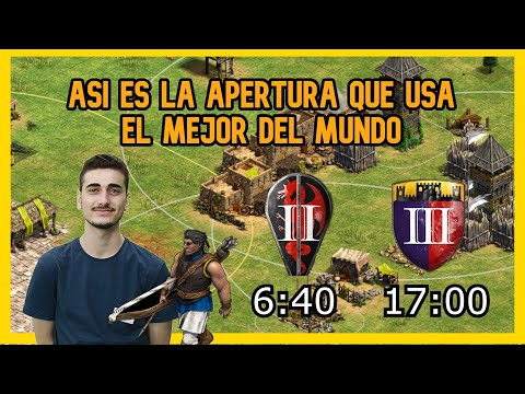 The opening used by the World's Best Player in Age of Empires 2