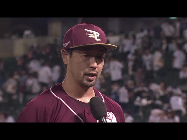 イーグルス・阿部寿樹選手ヒーローインタビュー 7月20日 オリックス・バファローズ 対 東北楽天ゴールデンイーグルス