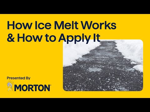 How Ice Melt Works & How to Apply It