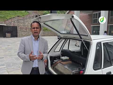 काठमाडाैं विश्वविद्यालयकाे अर्काे सफलता, पेट्राेल गाडीलाइ इभीमा परिणत