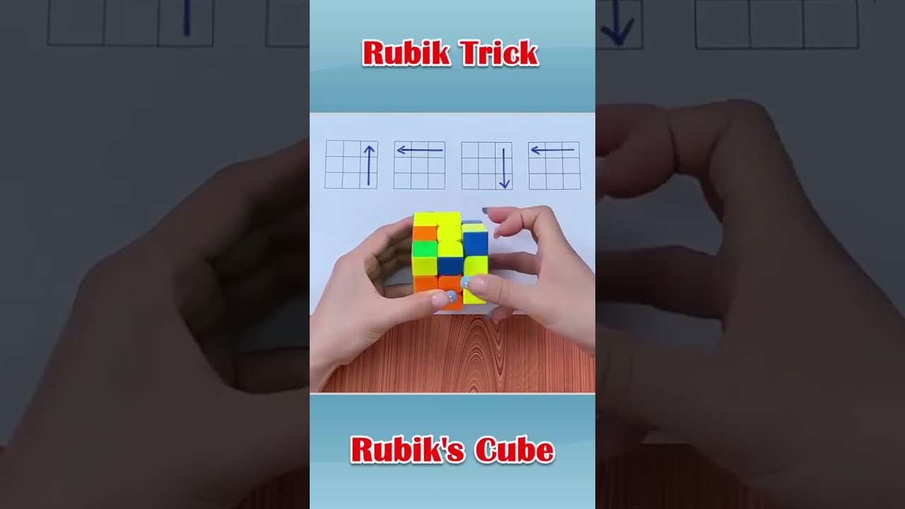 Learn how to solve a rubik's cube 3x3 in 1 minute