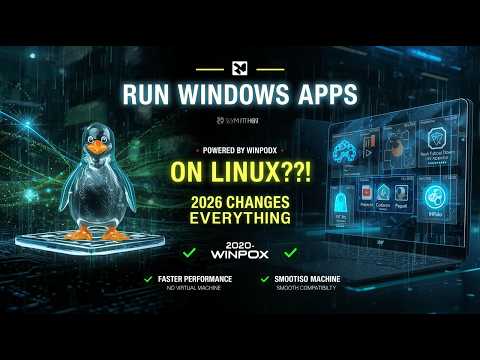 Linux Just Changed Everything in 2026 🚀 Run Windows Apps Seamlessly with WinPodX!