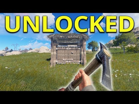RUST SOFT SIDE PICK RAIDING UNLOCKED BASE -Rust Solo Survival