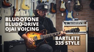 Video thumbnail for Bludotone Bludo-Drive Amp & Bartlett 335 Style Guitar at Austin Guitar House by Austin Guitar House