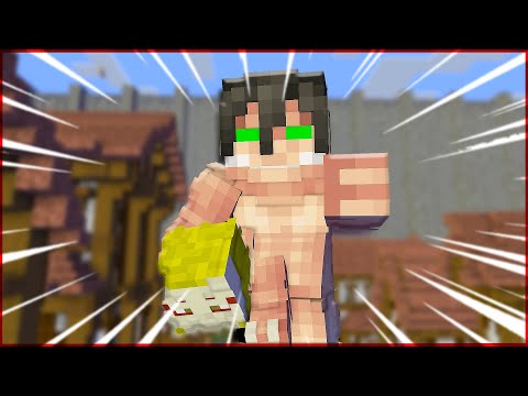 MINECRAFT ON 1000 PING with Eren Titan - Attack On Titan Animation
