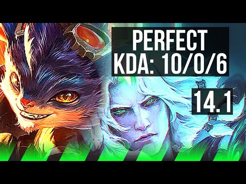 RUMBLE vs VIEGO (JNG) | 10/0/6, 71% winrate, Legendary | NA Challenger | 14.1