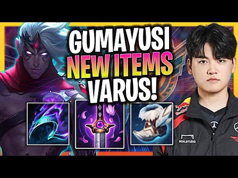GUMAYUSI IS A GOD WITH VARUS WITH NEW ITEMS! | T1 Gumayusi Plays Varus ADC vs Jhin!  Season 2024