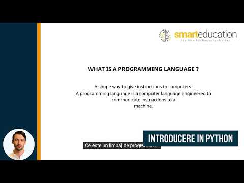 [Sedu.ro] Python  Curs 1 - Introducere în programare