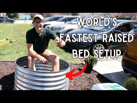 Instant Raised Bed Garden Build for $60 - Anyone Can Make a Raised Bed Using This Hack