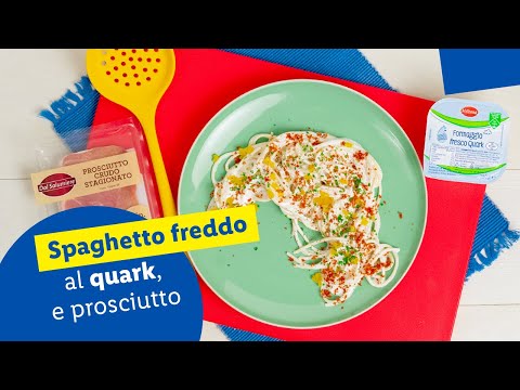 Spaghetto freddo al quark e prosciutto croccante | Chef in Camicia | Lidl Italia