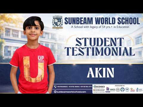 Student Testimonial — Sunbeam World School