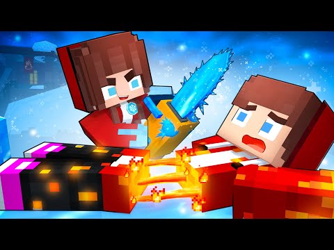 Fire JJ and Crazy JJ`s FROZEN Girl - Maizen Minecraft Animation