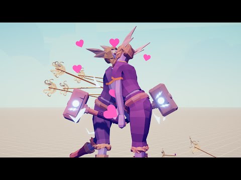 EVERY LEGACY UNIT KISSING ITSELF - Totally Accurate Battle Simulator TABS