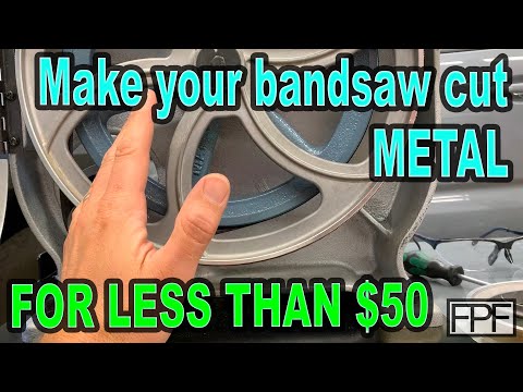 3D Printed Wood to Metal Bandsaw Conversion Parts