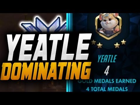 Yeatle Wrecking Ball - 4 Gold Medals! 34 ELIMS! [ OVERWATCH SEASON 15 TOP 500 ]