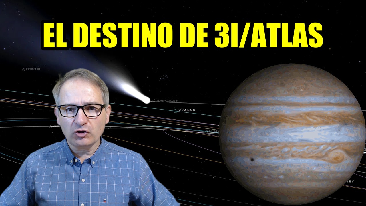 ☄️ 3I/ATLAS APROXIMACIÓN a JÚPITER y luna EUPHEME ¿Cuál es el destino del Objeto Interestelar?