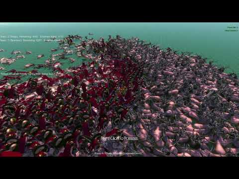 10,000 Spartans vs 10,000 Stags Ultimate Epic Battle Simulator