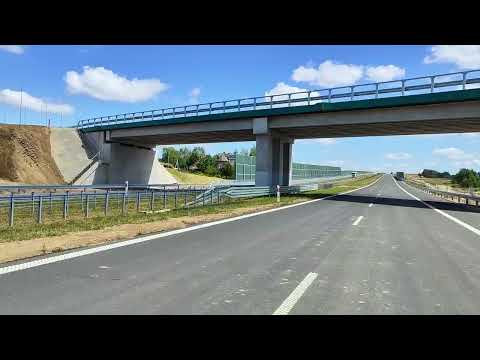 Przejazd trasą główną 625+500 do 624+900