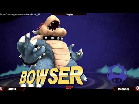 SmashaPalooza 43: Winners - Meowser (Bowser) vs Aristo (Link)